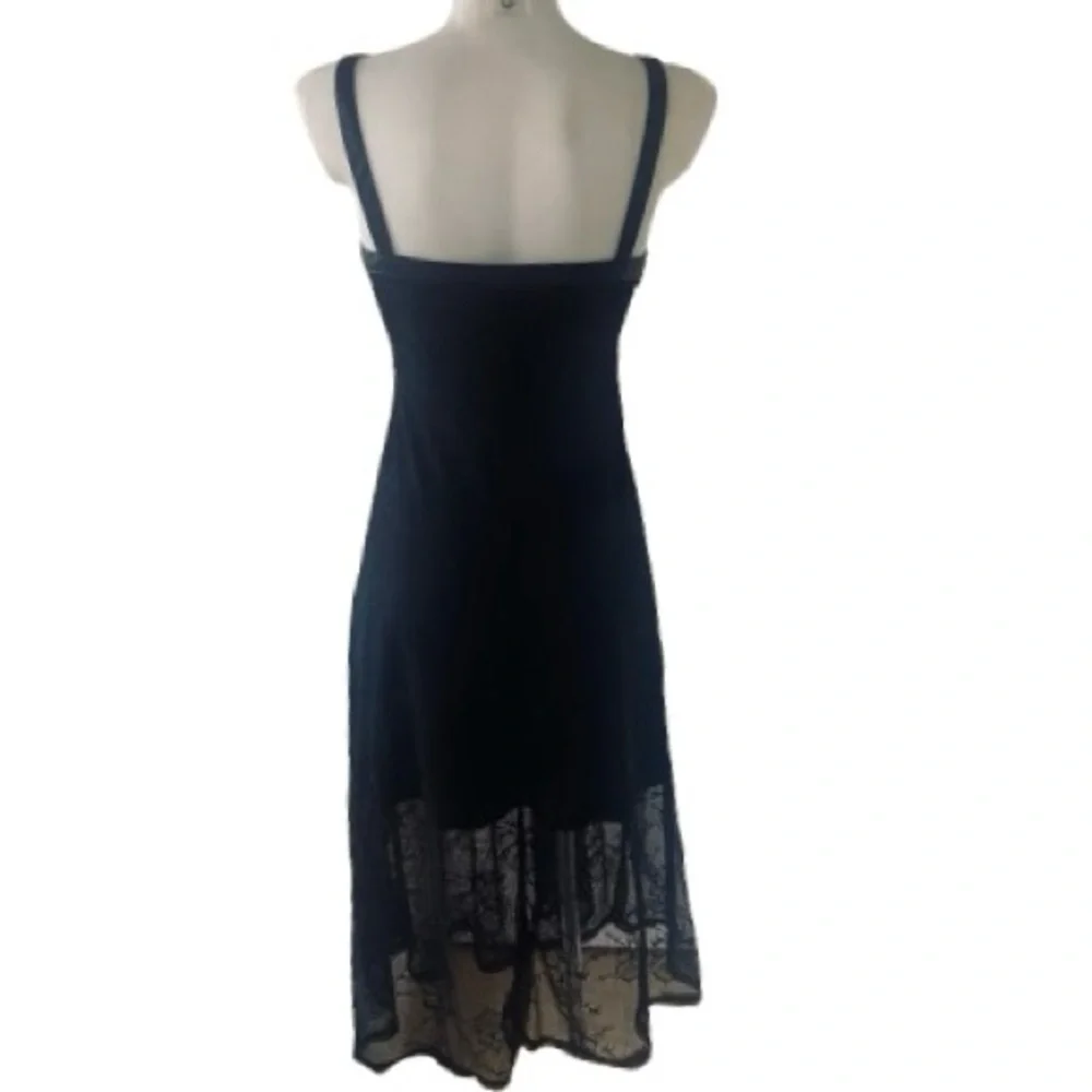 Killstar Anne Arkist Black Skull Lace Midi Goth Sleeveless Dress XL NWT - Picture 7 of 16